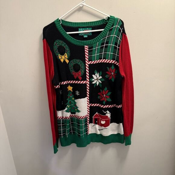 Ugly Christmas Sweater large - Picture 1 of 4